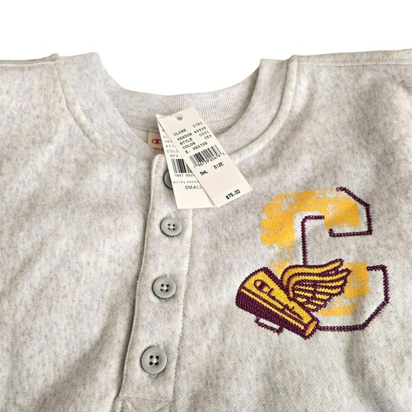 Champion Cheer Sweatshirt by PacSun Gray Heather Womans Small jj3681 - Picture 10 of 10